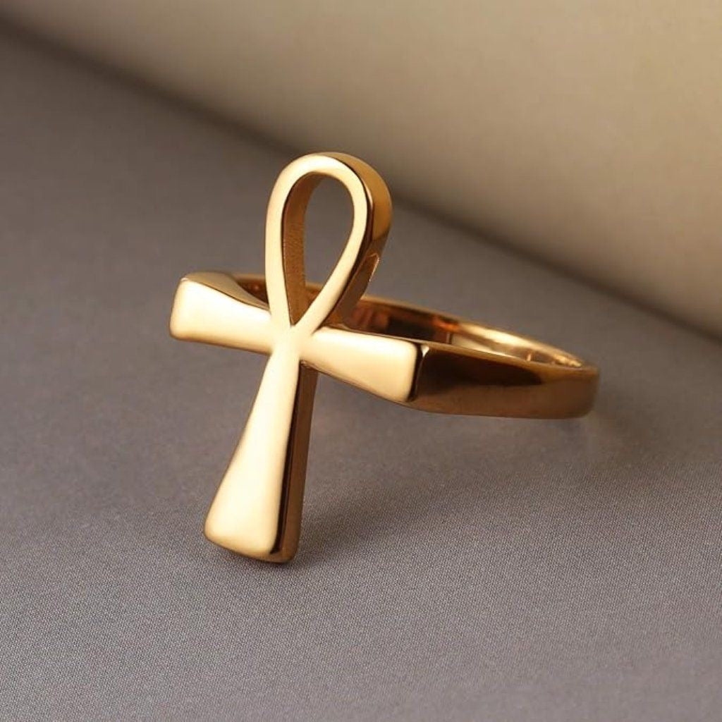 Bague croix anhk