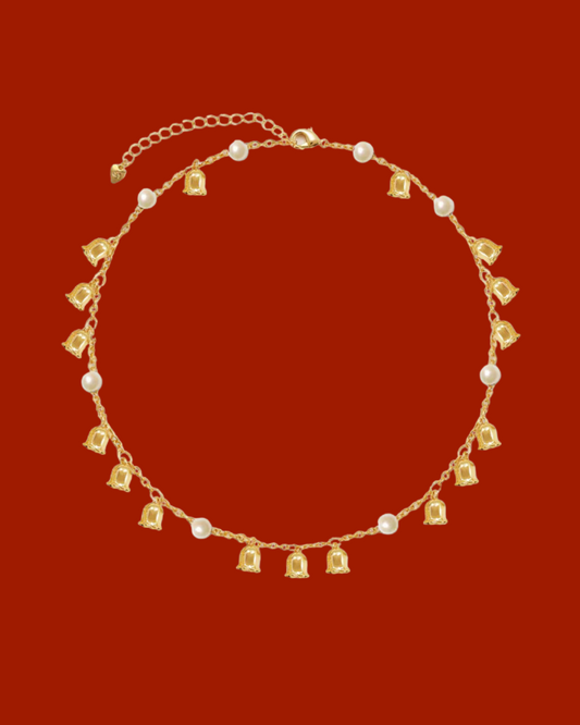 chaine de muguet ras du cou