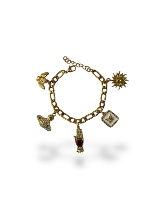 Bracelet Charm en Acier Inoxydable