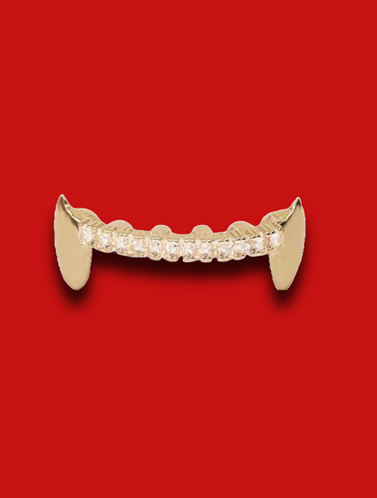 Royal Line – Grills Full Strass sur base dorée