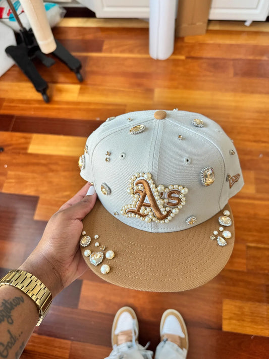 custom caps brown