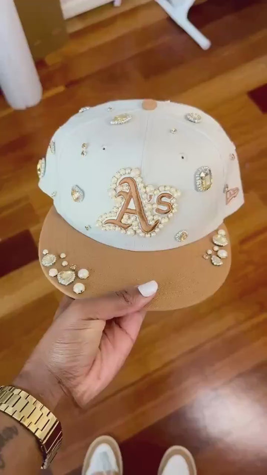 custom caps brown